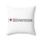 I Heart Silvermine. Spun Polyester Square Pillow