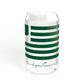 Woodbridge Connecticut St. Patrick’s Day Flag Sipper Glass, 16oz