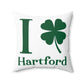 I Clover Hartford Spun Polyester Square Pillow