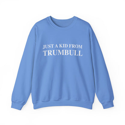 Just a kid from Trumbull Unisex Heavy Blend™ Crewneck Sweatshirt