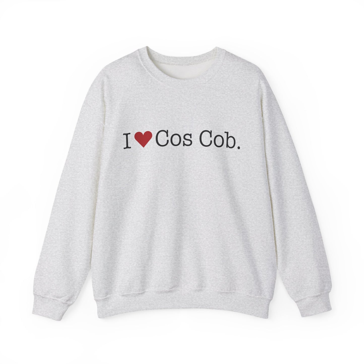 I Heart Cos Cob. Unisex Heavy Blend™ Crewneck Sweatshirt