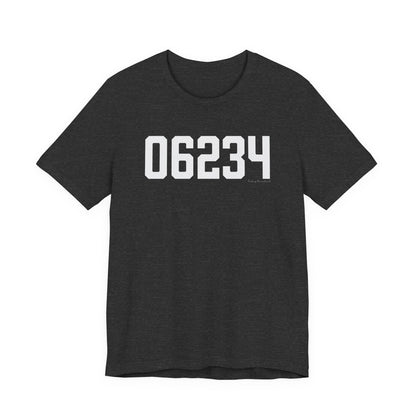 06234 Brooklyn CT Zip Code Unisex Jersey Short Sleeve T-Shirt