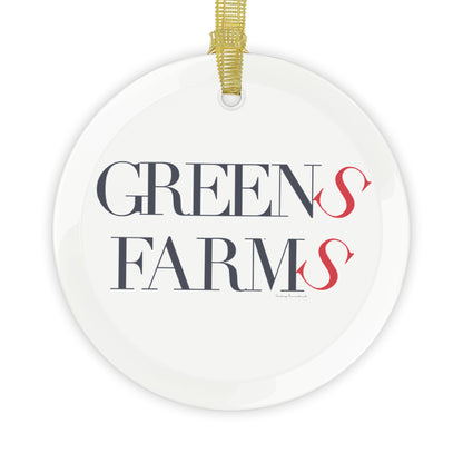41 Tilt Greens Farms Glass Ornaments