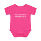 Just a kid from Simsbury Infant Baby Rib Bodysuit