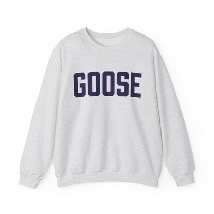Goose Zip Code  Blue & Purple Unisex Heavy Blend™ Crewneck Sweatshirt