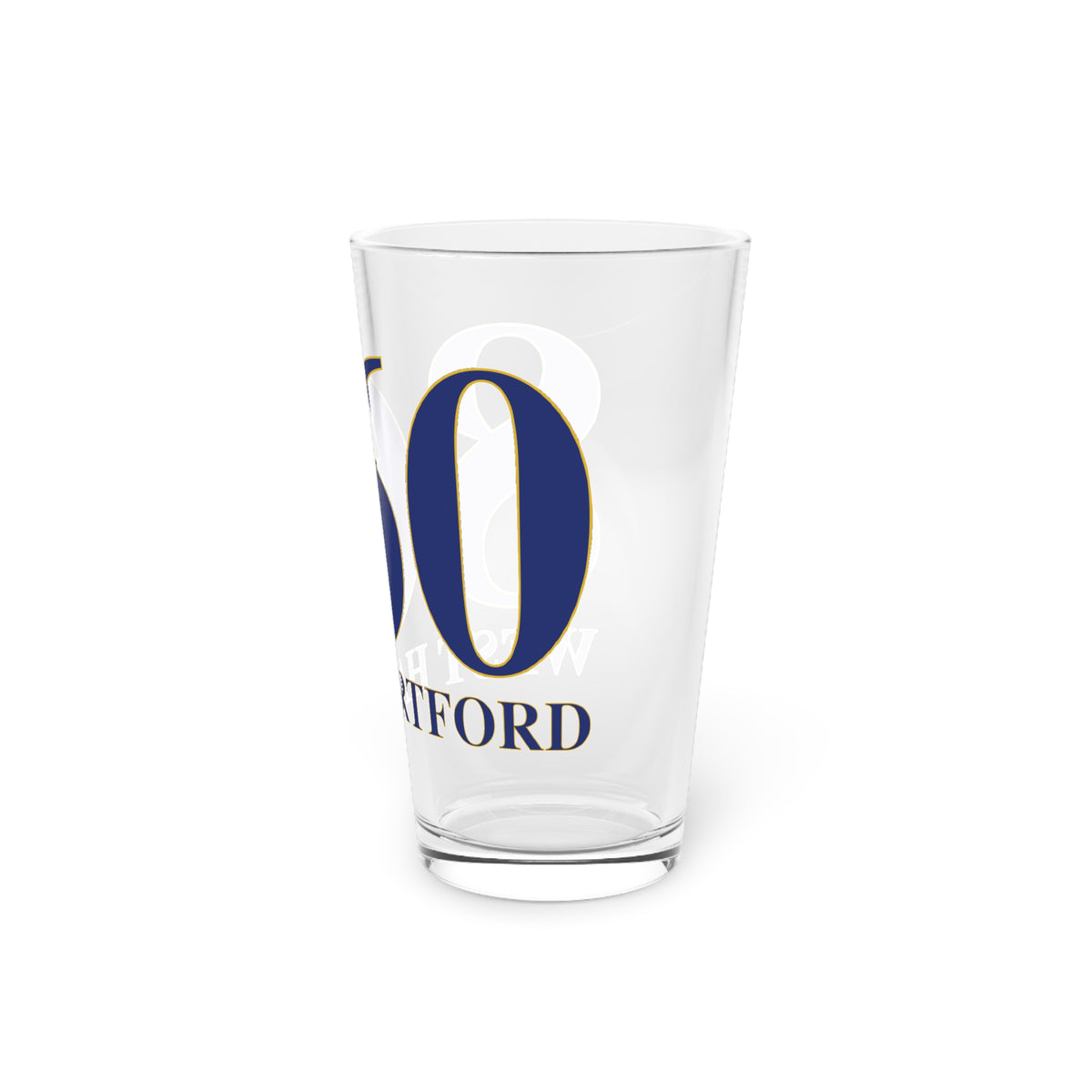 860 West Hartford Pint Glass, 16oz