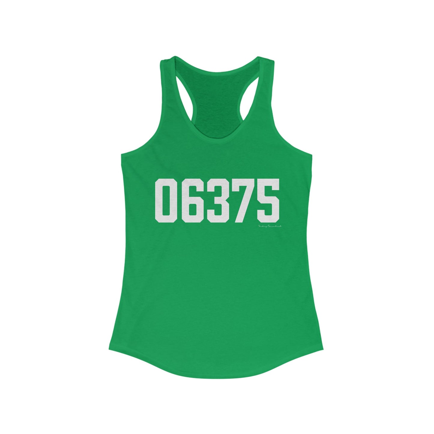 06375 - New London Connecticut Zip Code - Women's Ideal Racerback Tank