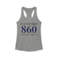 Eastford 860 Connecticut Women's Ideal Racerback Tank Top