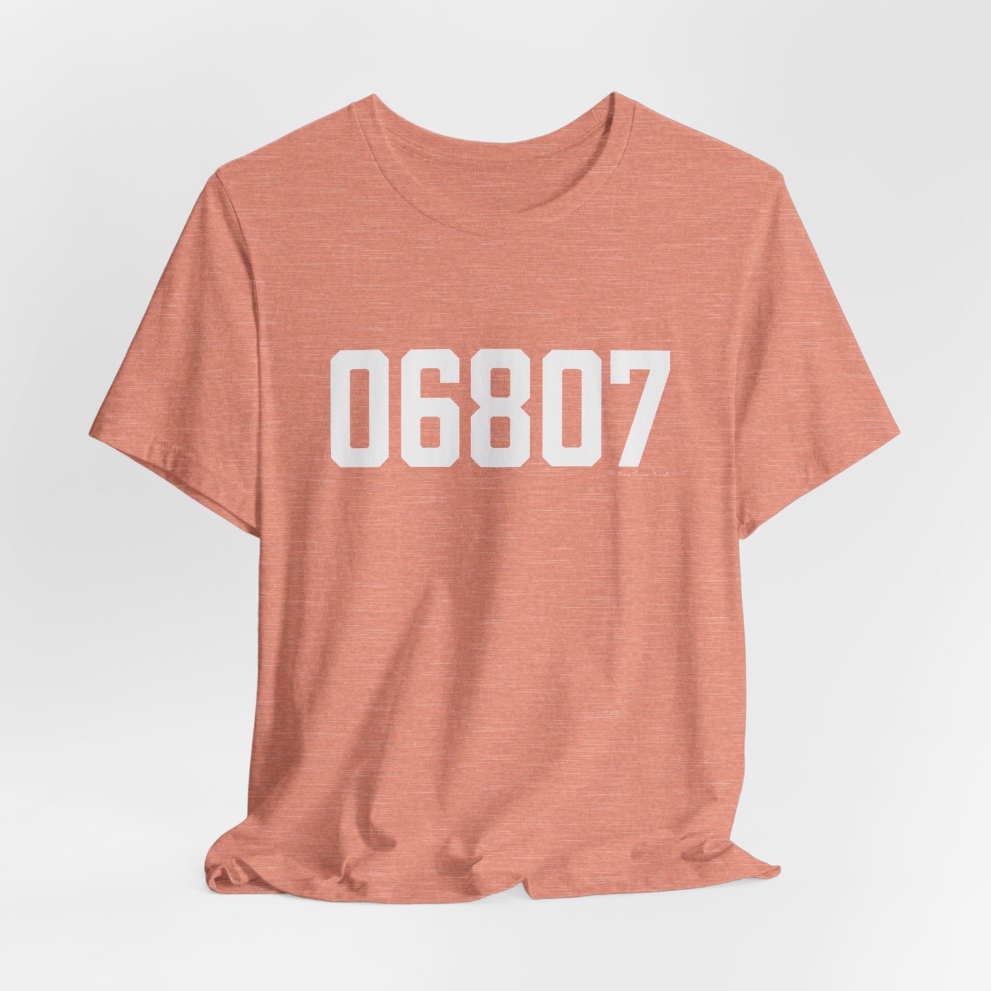06807 - Greenwich CT Zip Code Unisex Jersey Short Sleeve T-Shirt