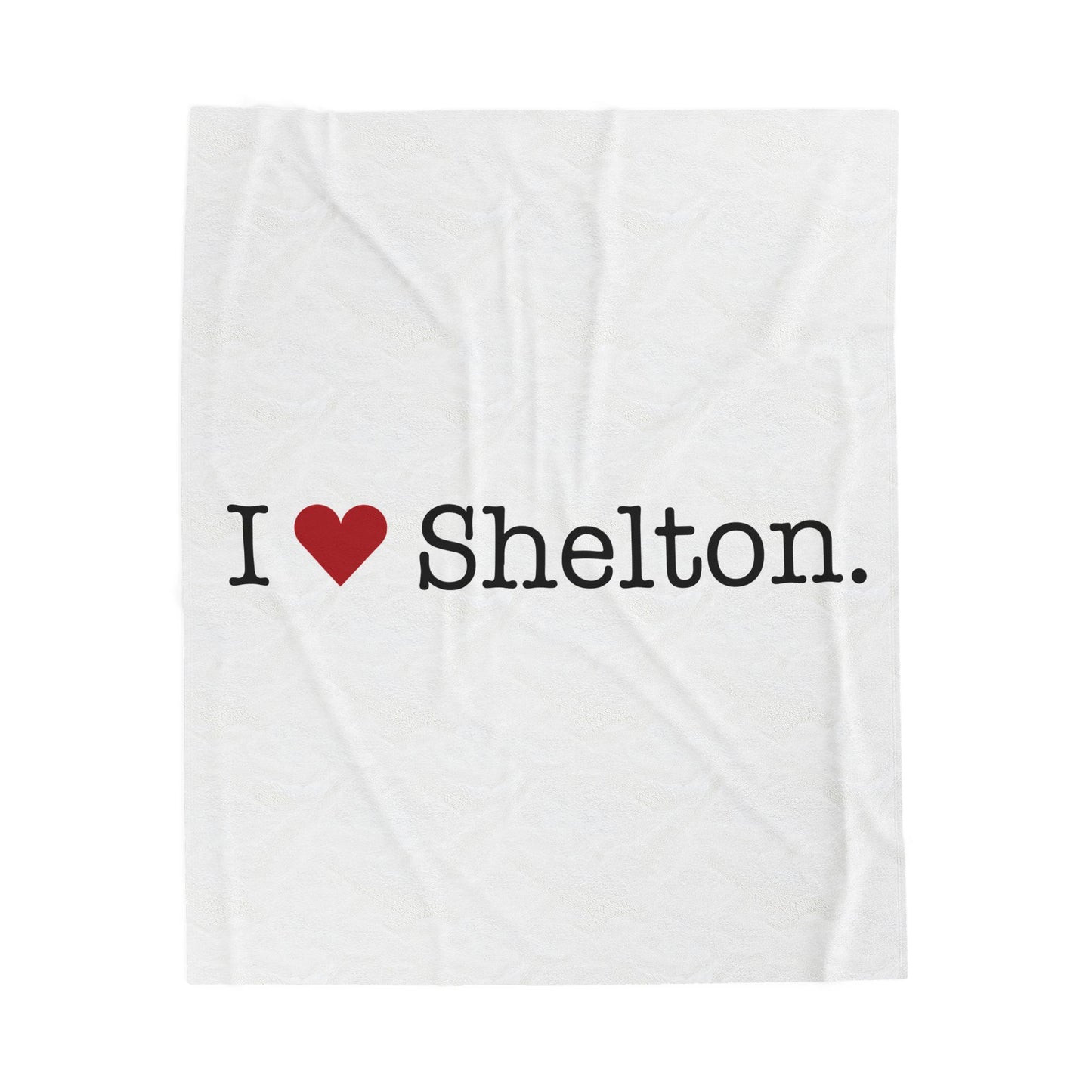 I Heart Shelton. Velveteen Plush Blanket