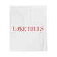 41 Tilt Lake Hills Velveteen Plush Blanket