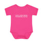 Just a kid from Windsor Locks Infant Baby Rib Bodysuit