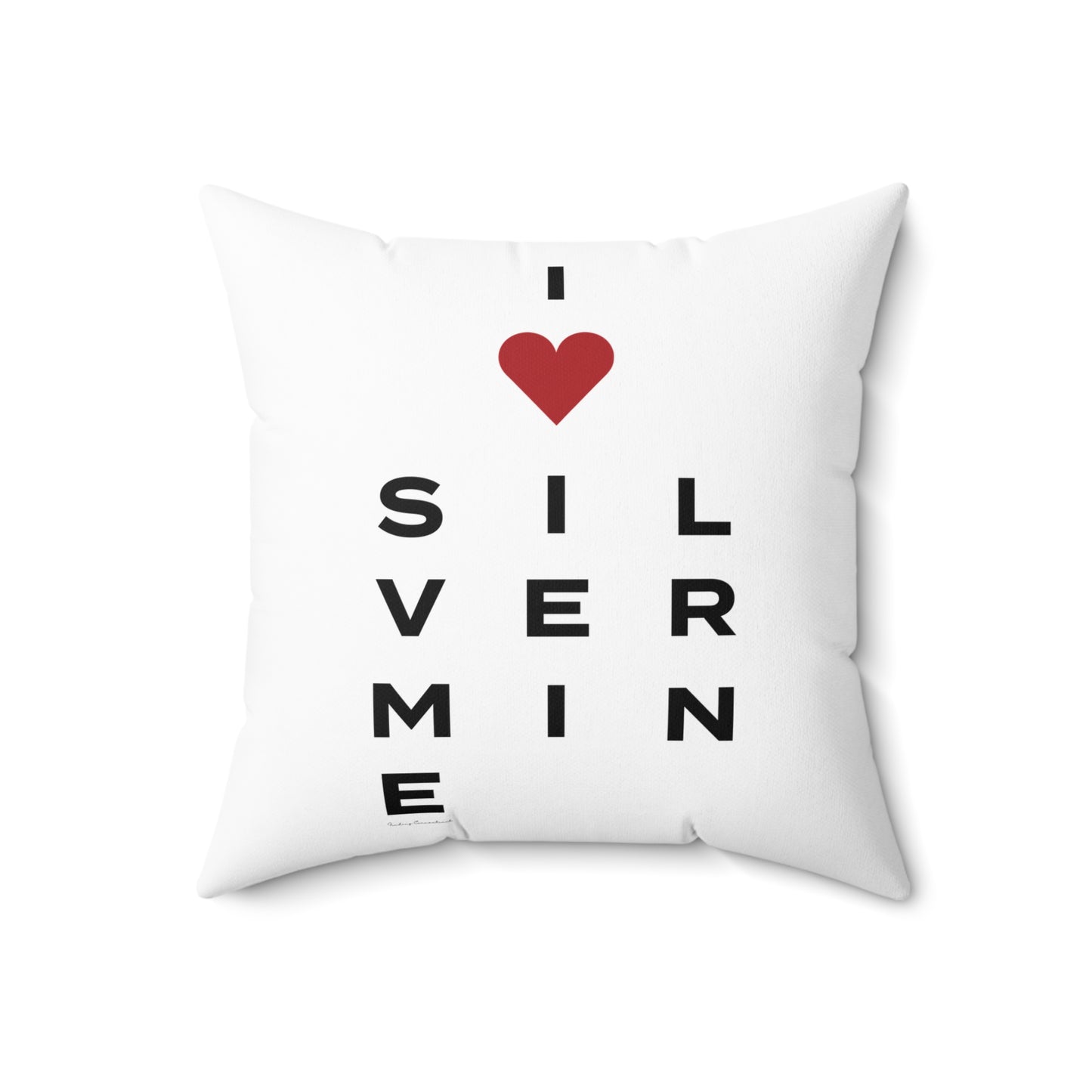 Silvermine Vision Spun Polyester Square Pillow