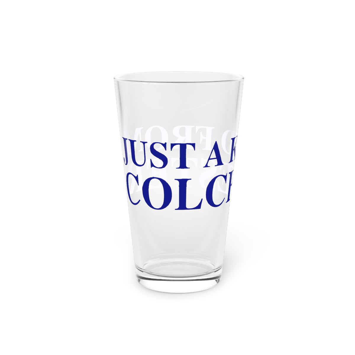 Just a kid from Colchester Pint Glass, 16oz