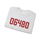 06480 Portland Connecticut Zip Code Unisex Heavy Blend™ Crewneck Sweatshirt