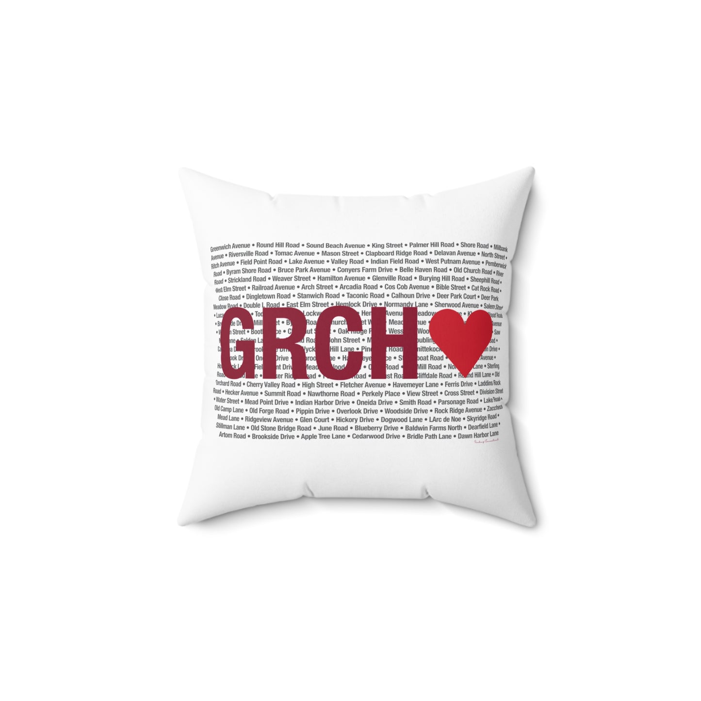 Greenwich Love Spun Polyester Square Pillow