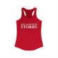 Just a kid from Storrs Women's Ideal Racerback Tank Top