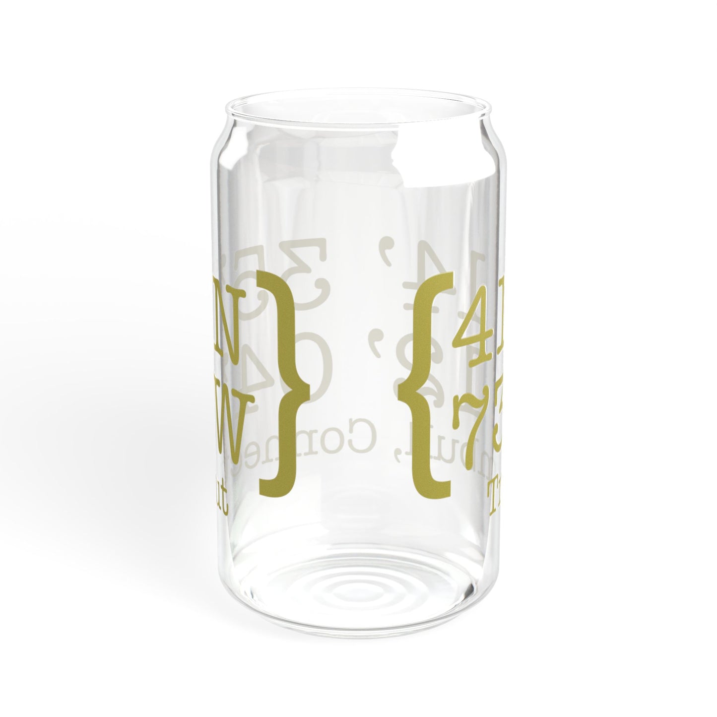 Trumbull Coordinates Sipper Glass, 16oz