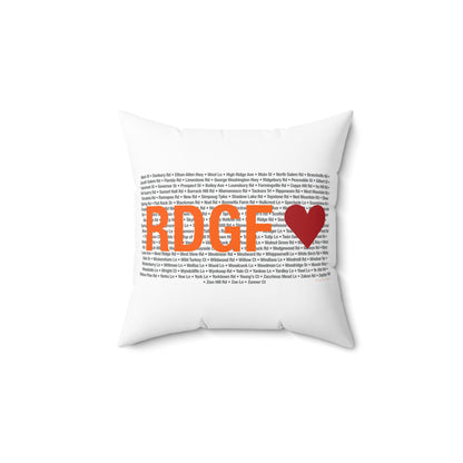 Ridgefield Love Spun Polyester Square Pillow