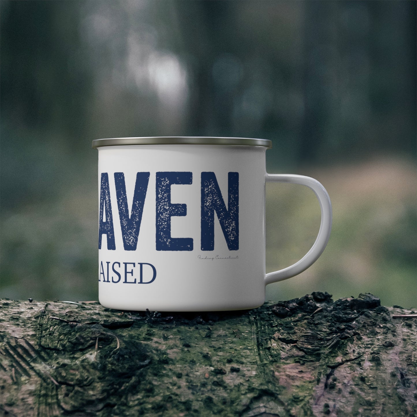 New Haven Born & Raised Enamel Camping Mug