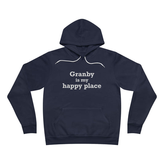 Granby is My Happy Place Sponge Fleece Pullover Hoodie