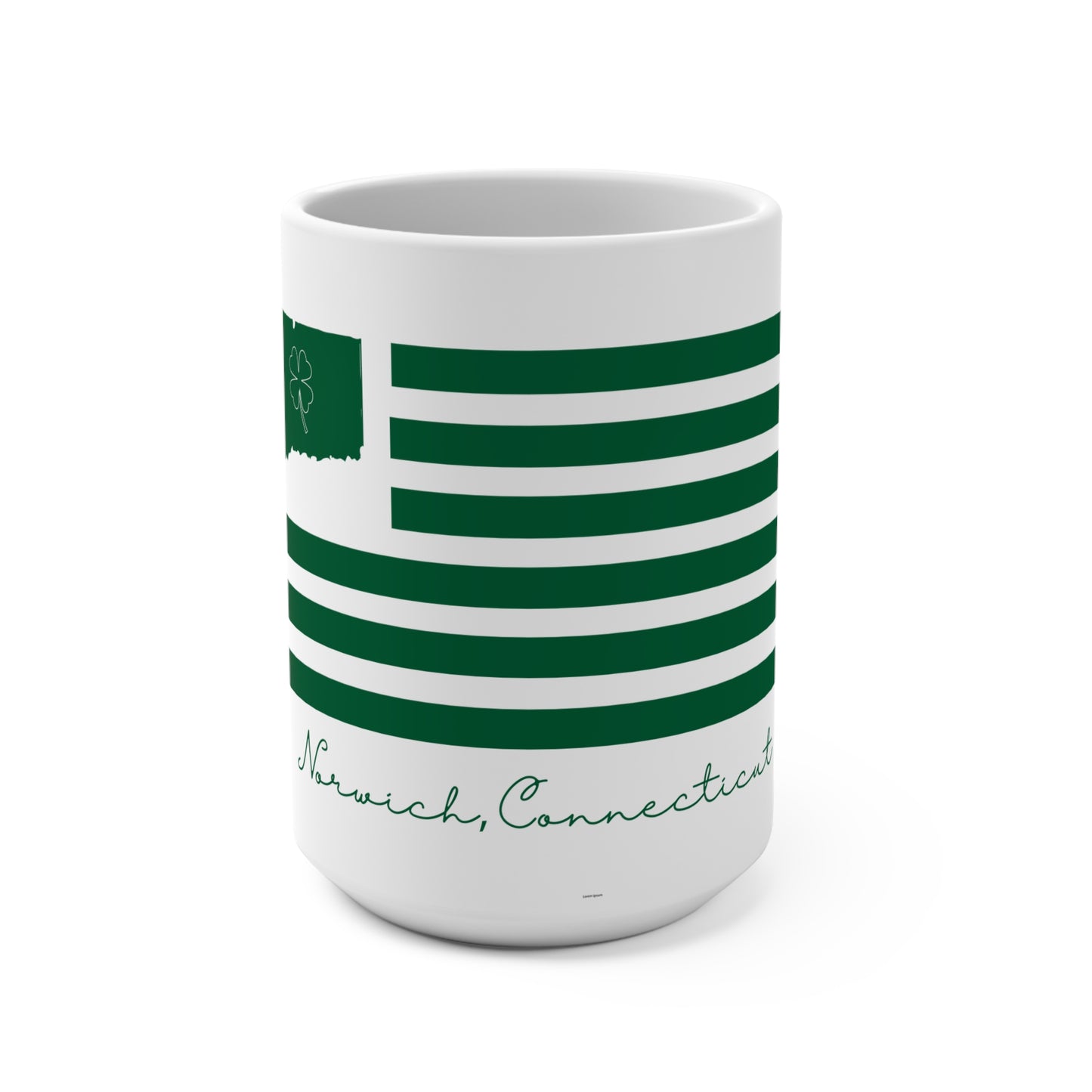 Norwich Connecticut St. Patrick’s Day Flag Mug 15oz