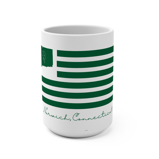 Norwich Connecticut St. Patrick’s Day Flag Mug 15oz