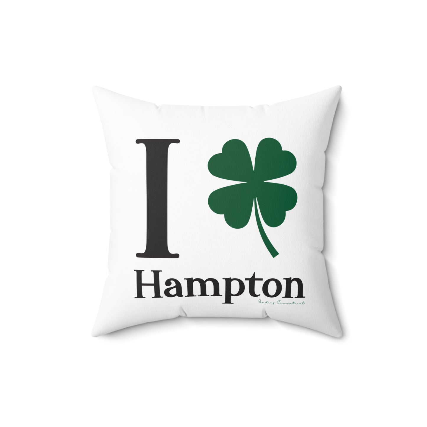 I Clover Hampton Spun Polyester Square Pillow