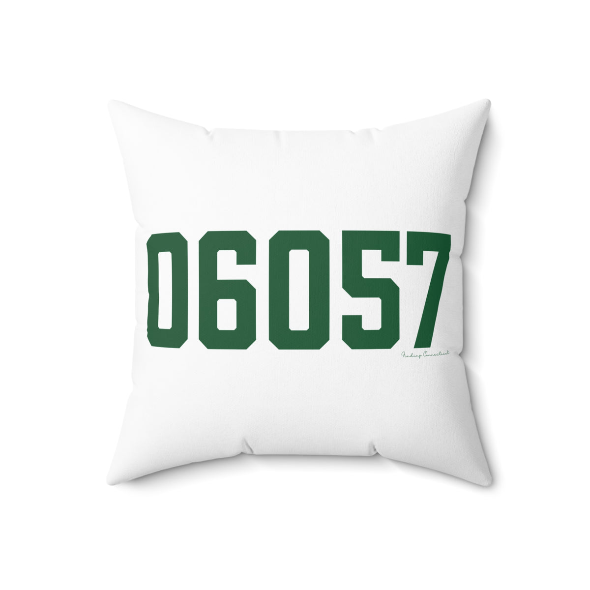 06057 New Hartford Connecticut Zip Code Polyester Square Pillow