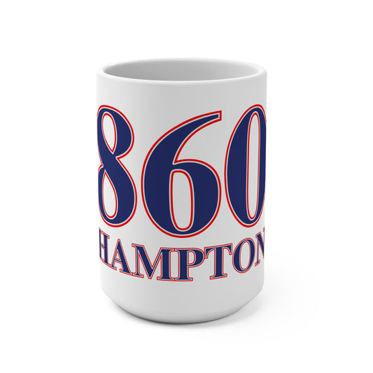 860 Hampton Red, White & Blue Mug 15oz