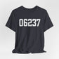 06237 Columbia CT Zip Code Unisex Jersey Short Sleeve T-Shirt