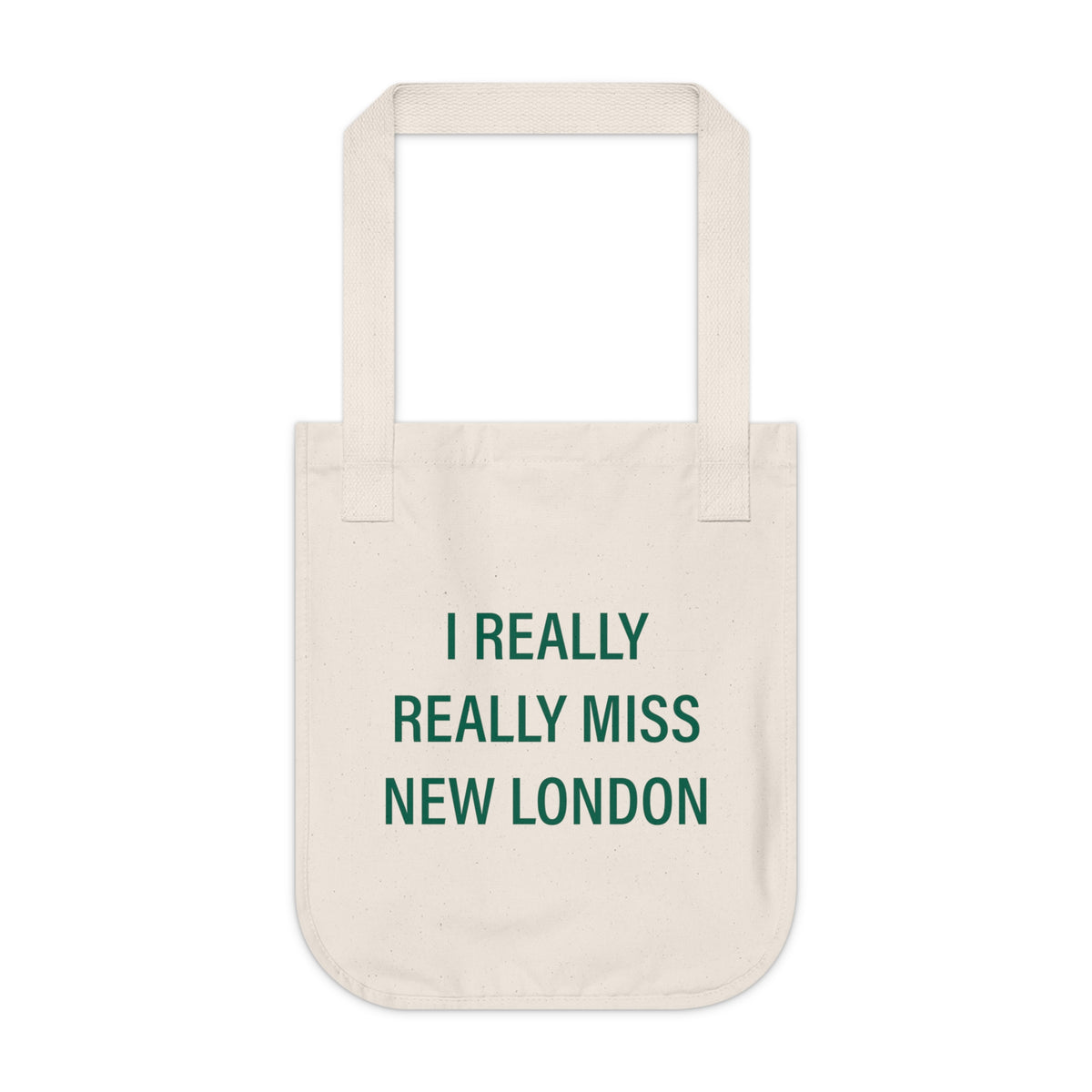 I Really Really Miss New London Organic Canvas Tote Bag