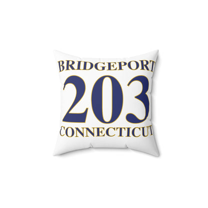Bridgeport 203 Connecticut Spun Polyester Square Pillow