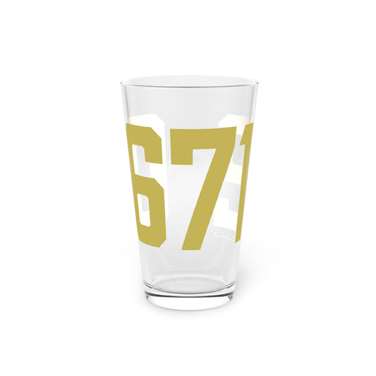 06712 Prospect Connecticut Zip Code Pint Glass, 16oz