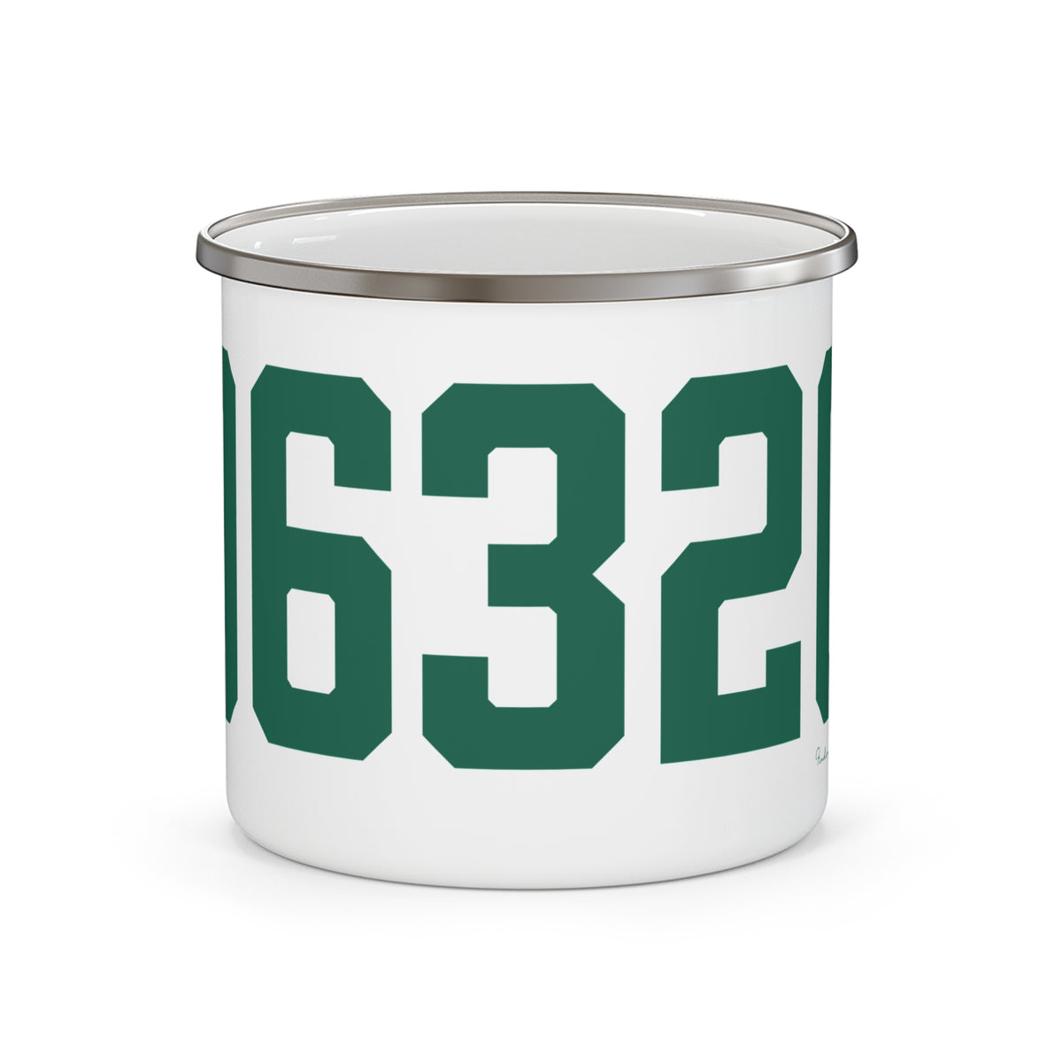 06320 New London Connecticut Zip Code Enamel Camping Mug