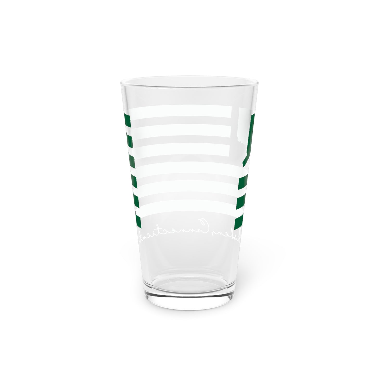 Goshen Connecticut St. Patrick’s Day Flag Pint Glass, 16oz