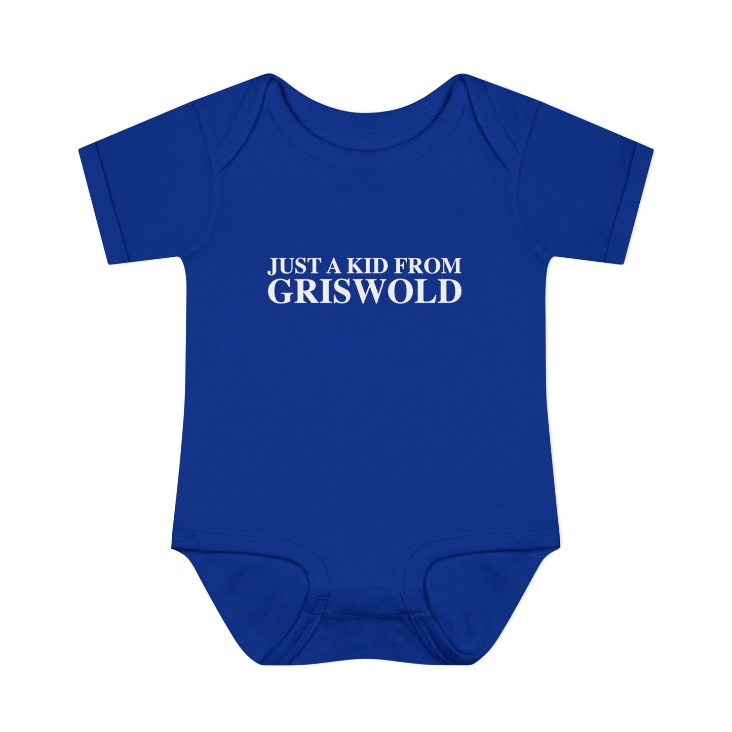 Just a kid from Griswold Infant Baby Rib Bodysuit
