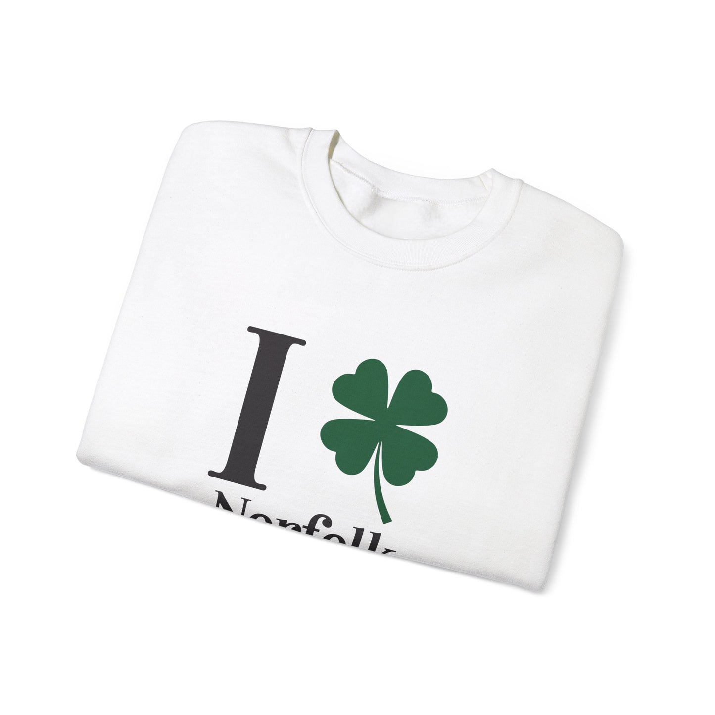 I Clover Norfolk Unisex Heavy Blend™ Crewneck Sweatshirt