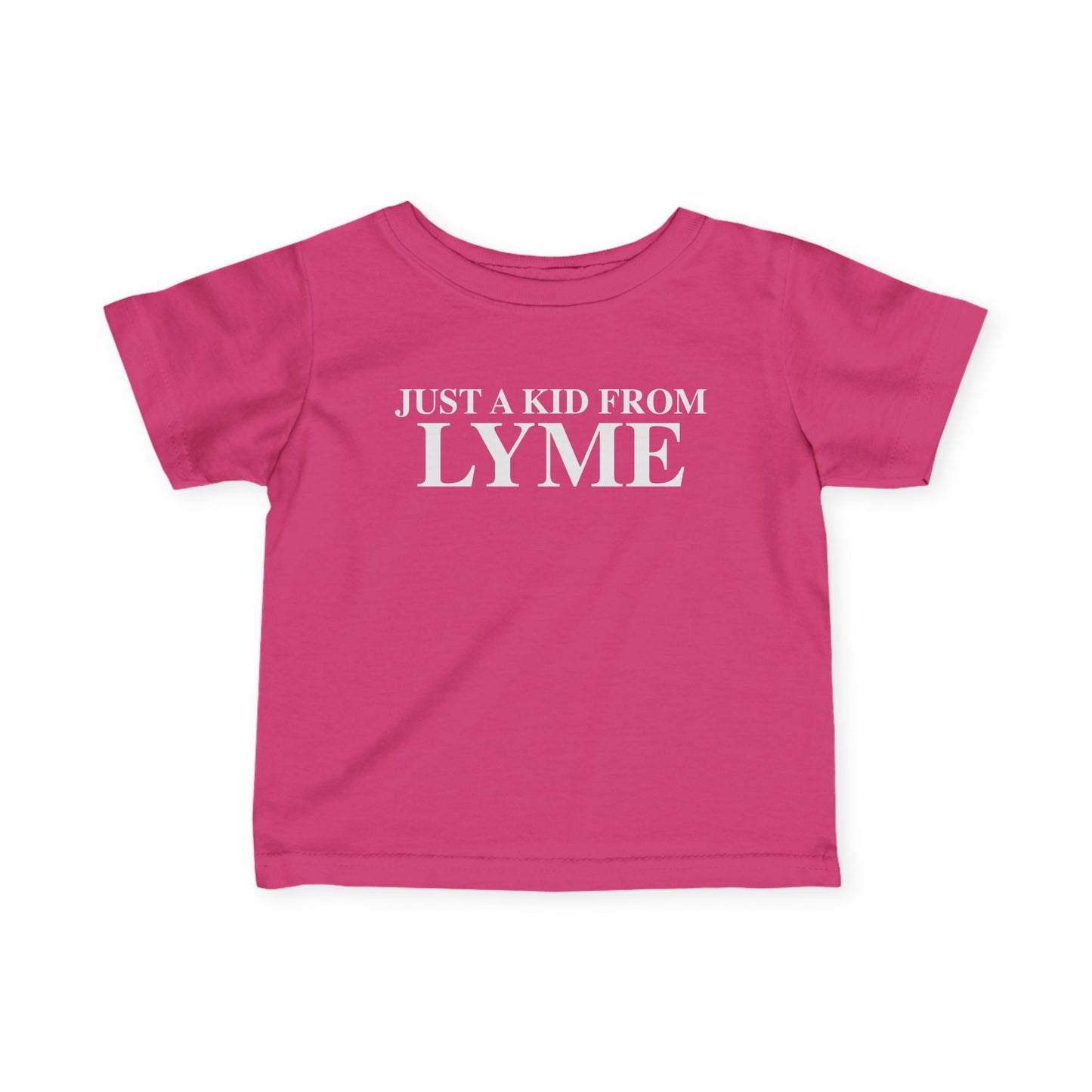 Just a kid from Lyme Infant Fine Jersey T-Shirt