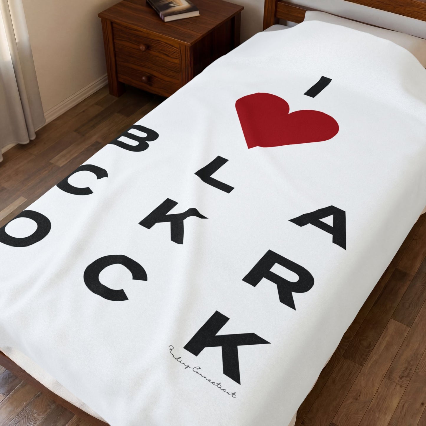 Black Rock Vision Velveteen Plush Blanket