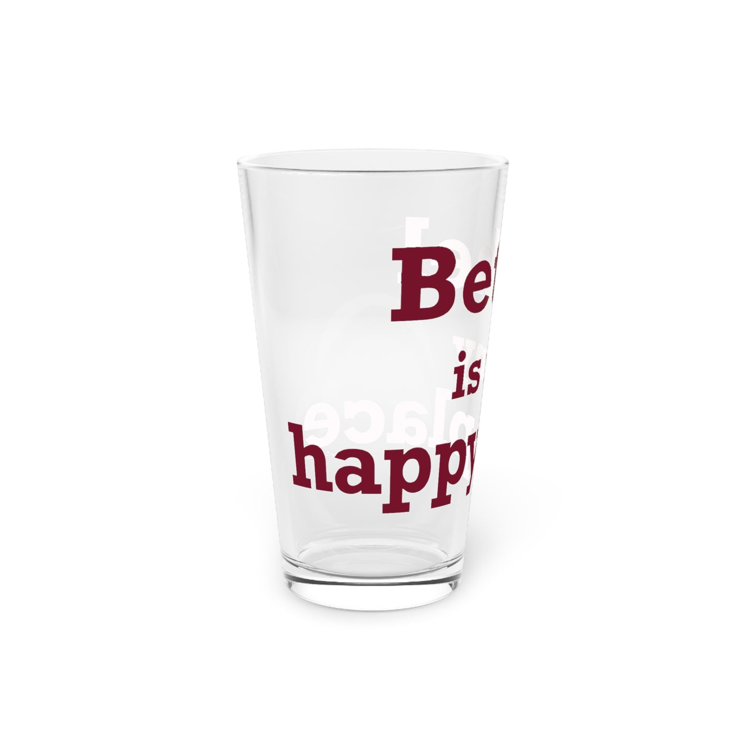 Bethel Is My Happy Place  Pint Glass, 16oz