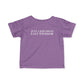 Just a kid from East Windsor Infant Fine Jersey T-Shirt