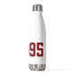06095 Windsor Connecticut Zip Code 20 oz Insulated Bottle