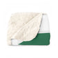 Vintage Merritt Parkway Exit 41 Sign Sherpa Fleece Blanket