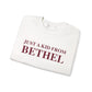 Just a kid from Bethel Unisex Heavy Blend™ Crewneck Sweatshirt