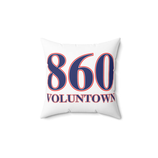 860 Voluntown  Red, White & Blue Spun Polyester Square Pillow