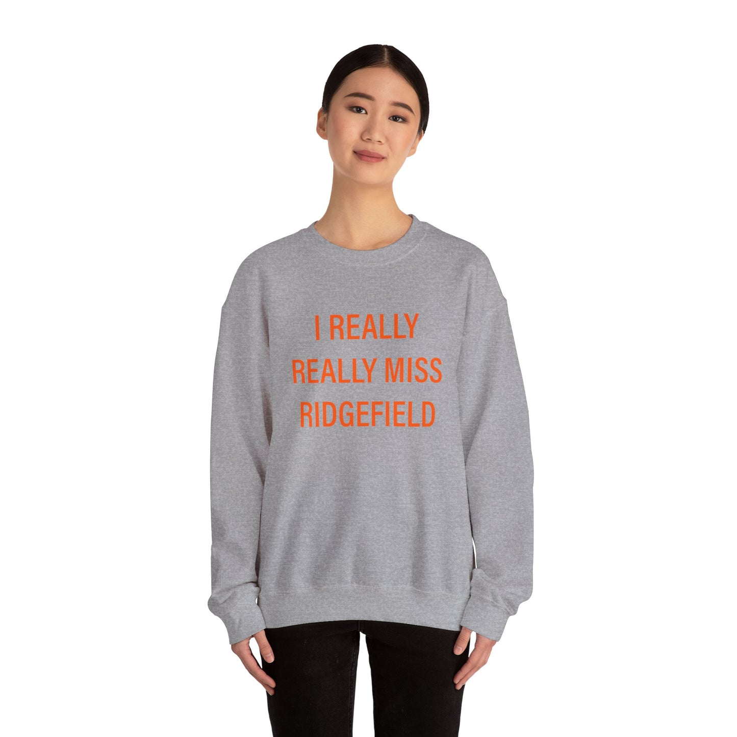 I Really Really Miss Ridgefield Unisex Heavy Blend™ Crewneck Sweatshirt