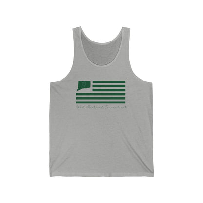 West Hartford Connecticut St Patrick’s Day Flag Unisex Jersey Tank Top