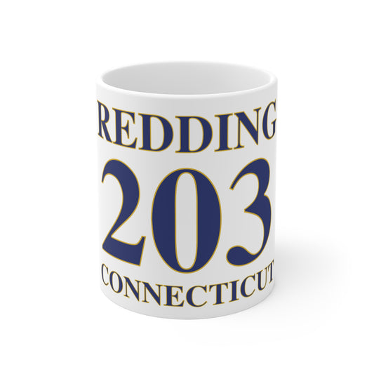 Redding 203 Connecticut  Mug 11oz