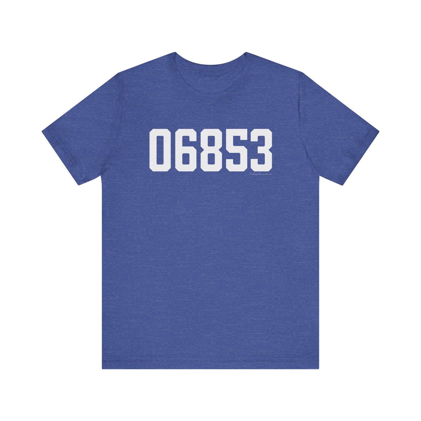 06853 Norwalk CT Zip Code Unisex Jersey Short Sleeve T-Shirt